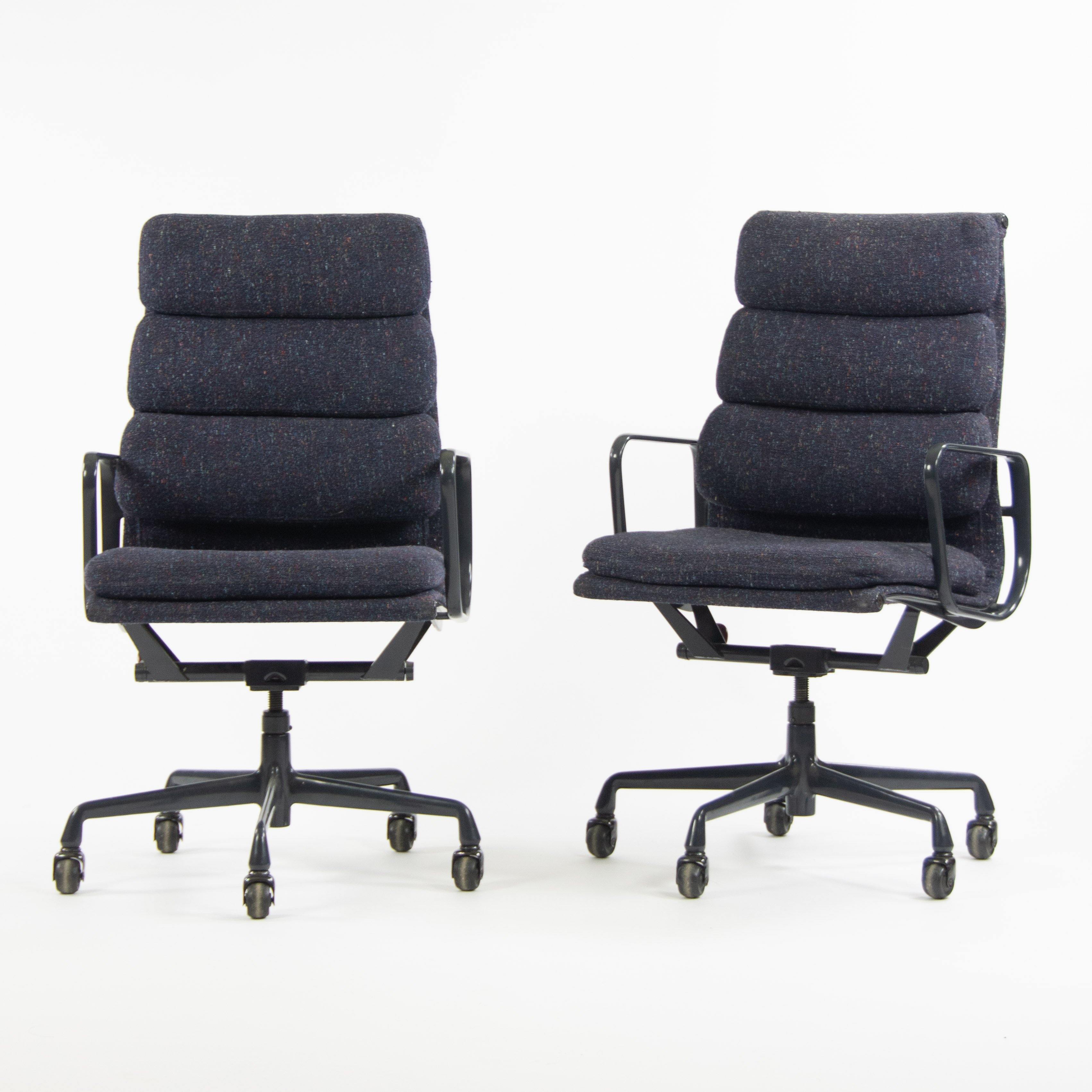 Eames Soft Pad Management Chairs by Charles & Ray Eames for Herman Miller  in Fabric