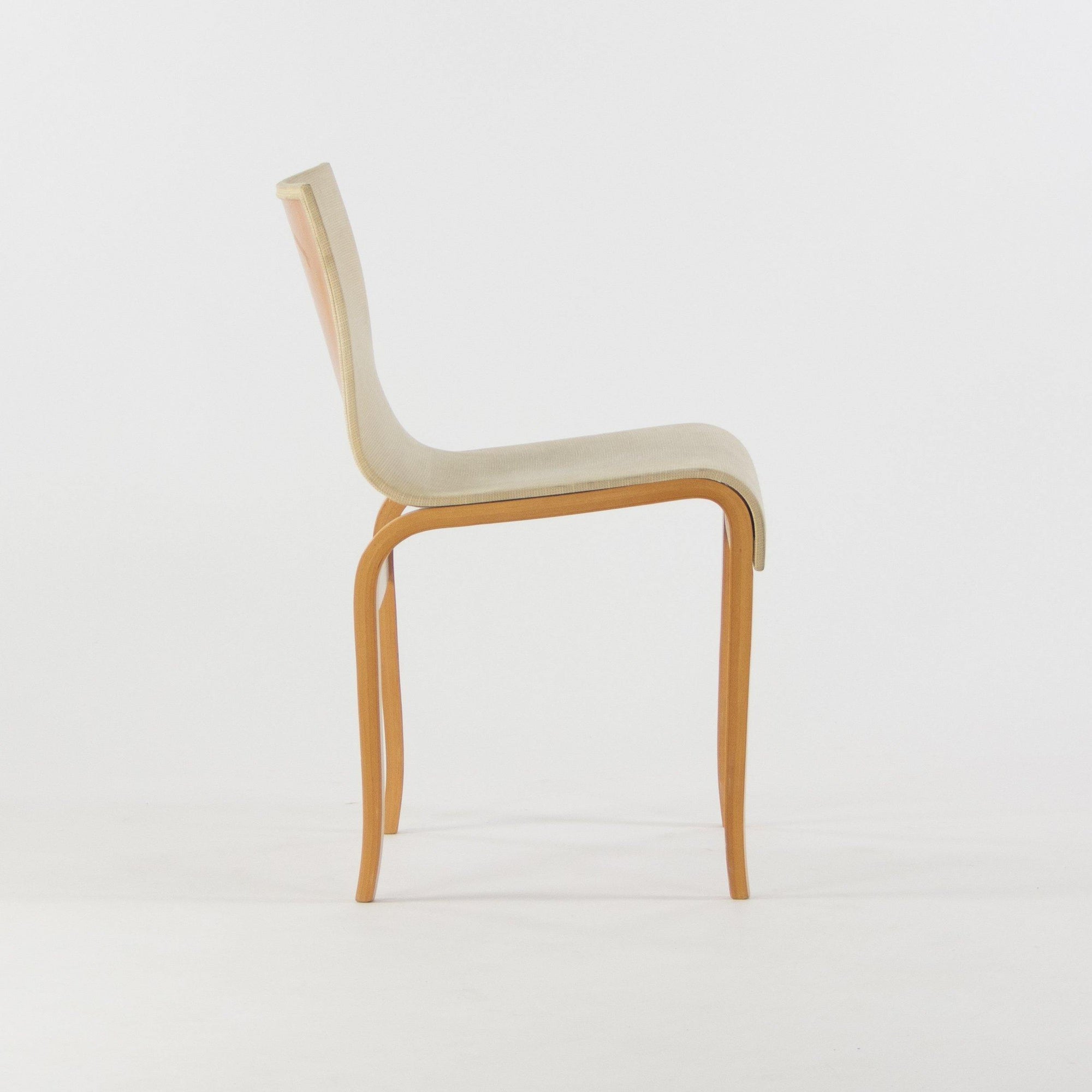 Knoll International Bent Plywood Dining Chairs Authentic Marked Set of Four - Rarify Inc.