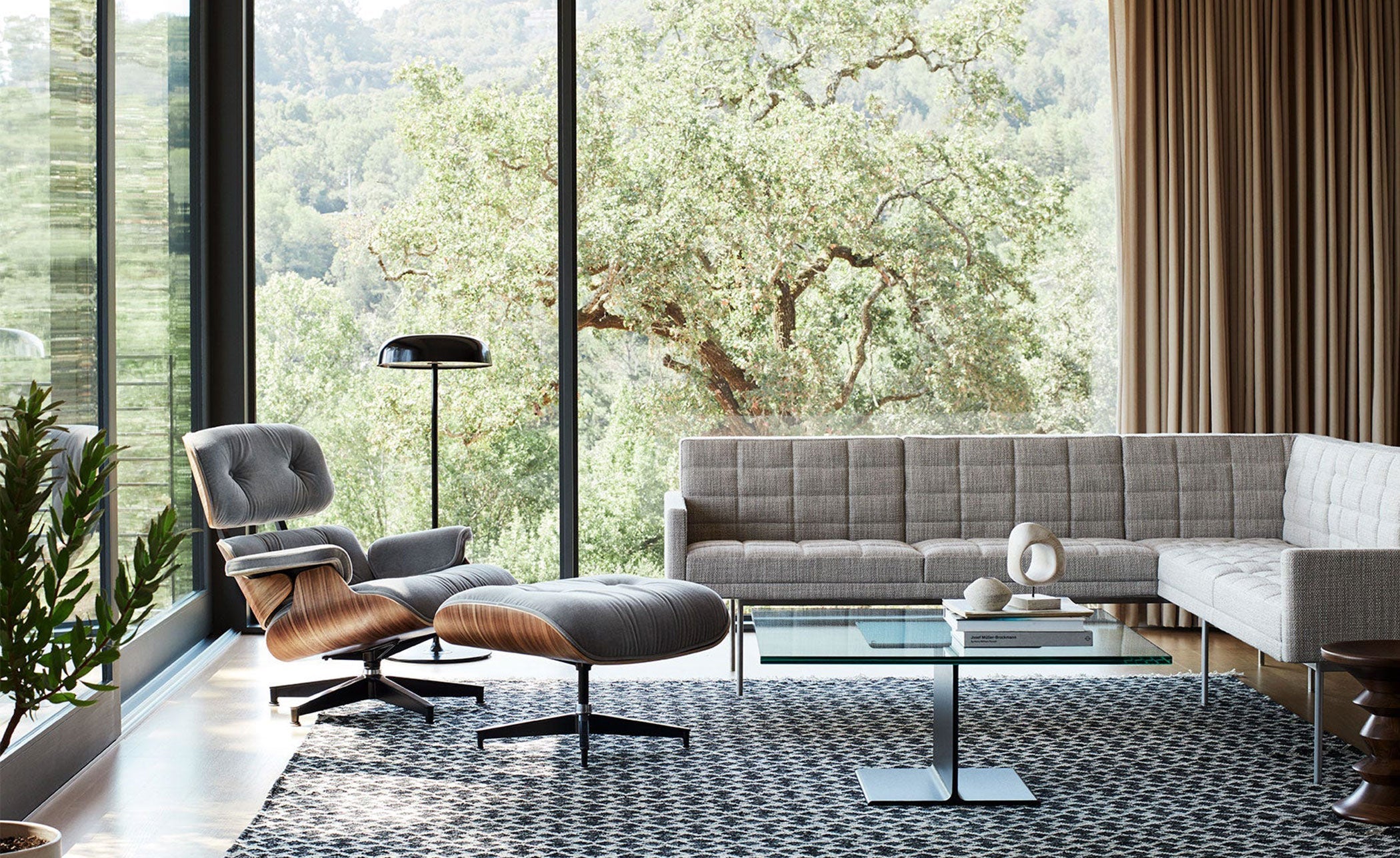 Herman Miller Eames Lounge chair and ottoman (image via Herman Miller)