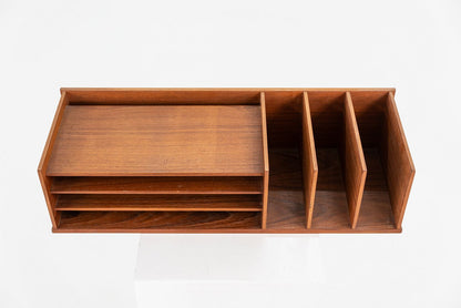 Selectform Teak Desk Organizer