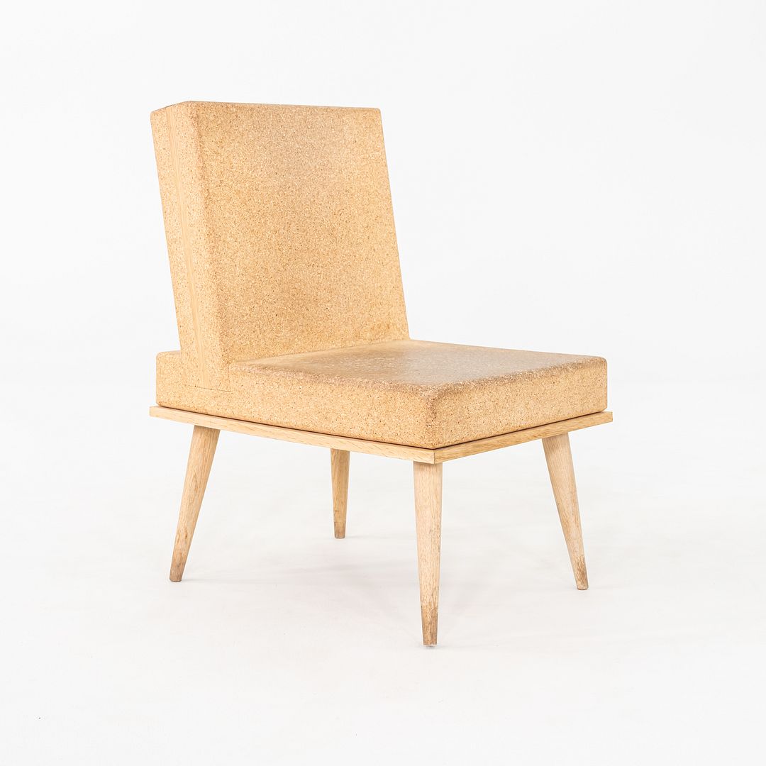 Cork and Oak Lounge Chair