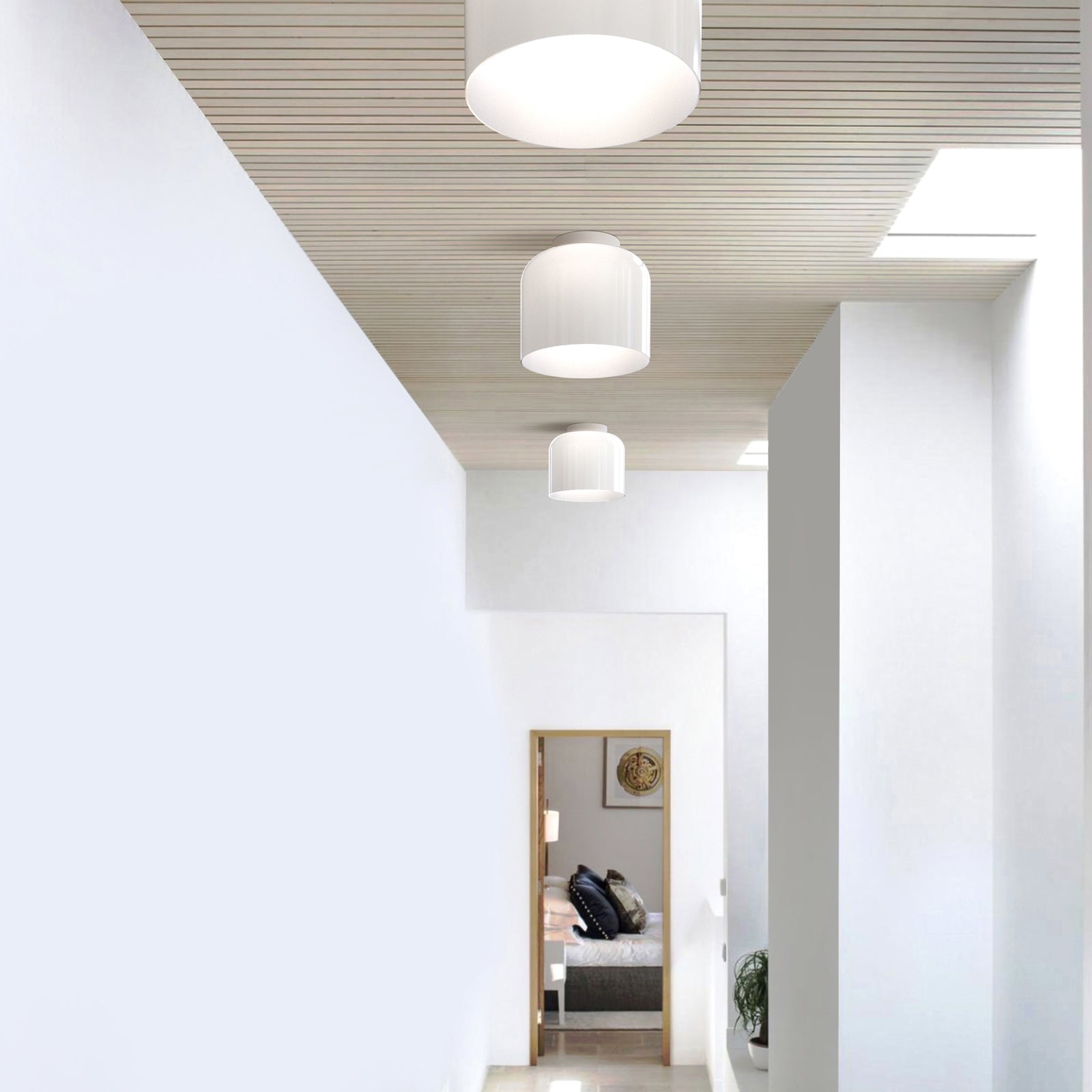 Totem Flush Ceiling Lamp