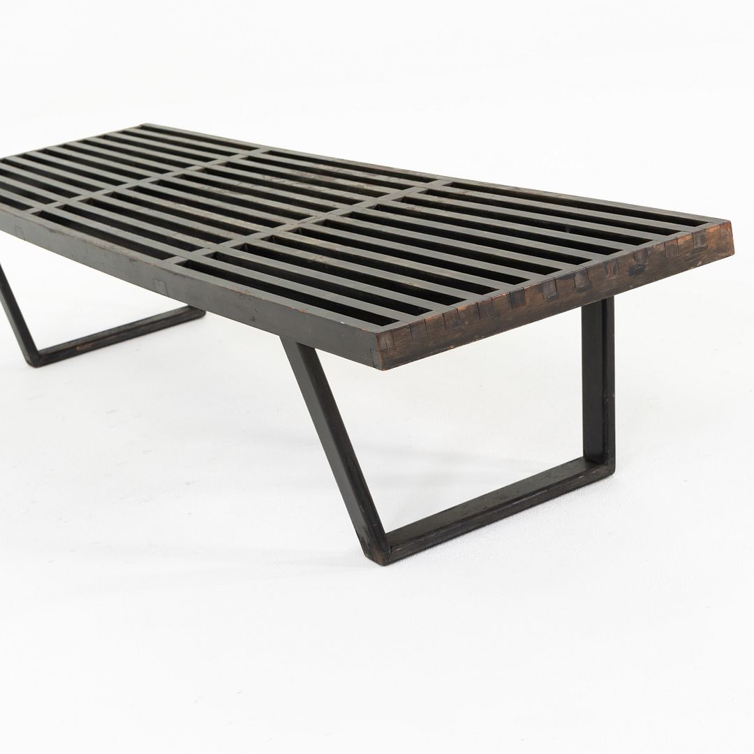 4692 Slatted Platform Bench