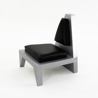 Futuristic Sculptural Aluminum Club Chair