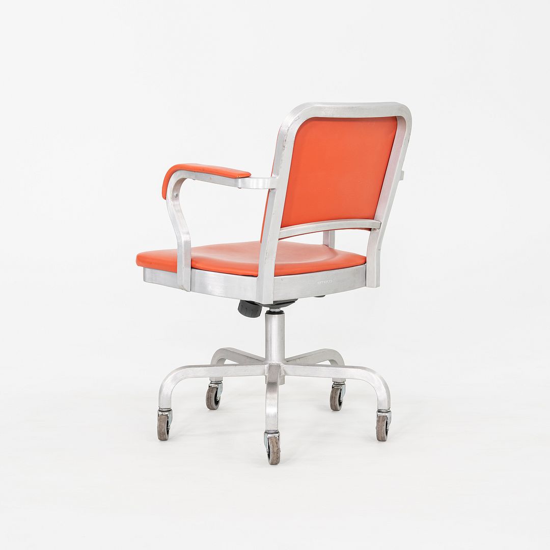 Navy Officer Swivel Armchair