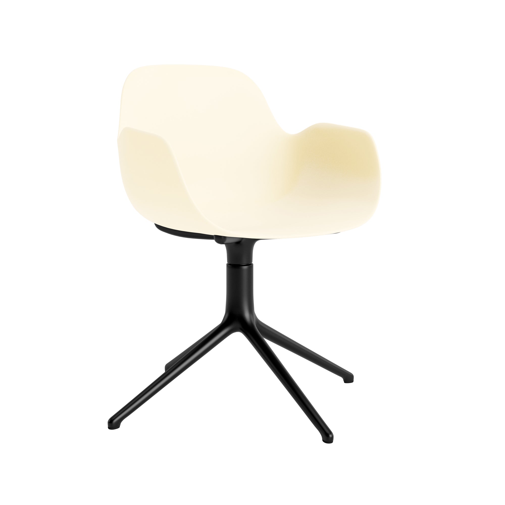 Form Swivel Armchair — 4 Legs