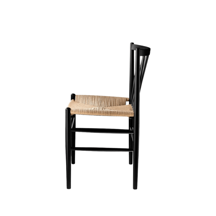J80 Chair — Jet Black Painted Beech