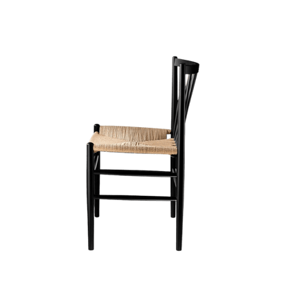 J80 Chair — Jet Black Painted Beech