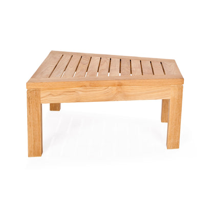 Dotty Teak Triangle Table