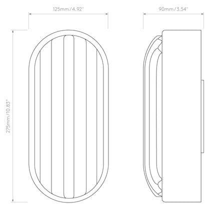 Montreal Oval Wall Lamp — Outdoor