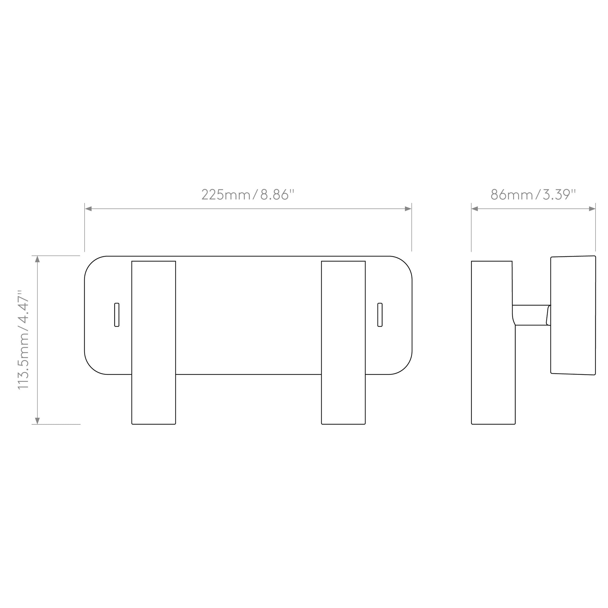 Enna Twin Wall Lamp