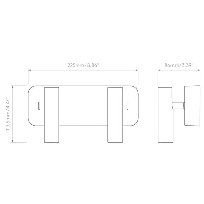 Enna Twin Wall Lamp