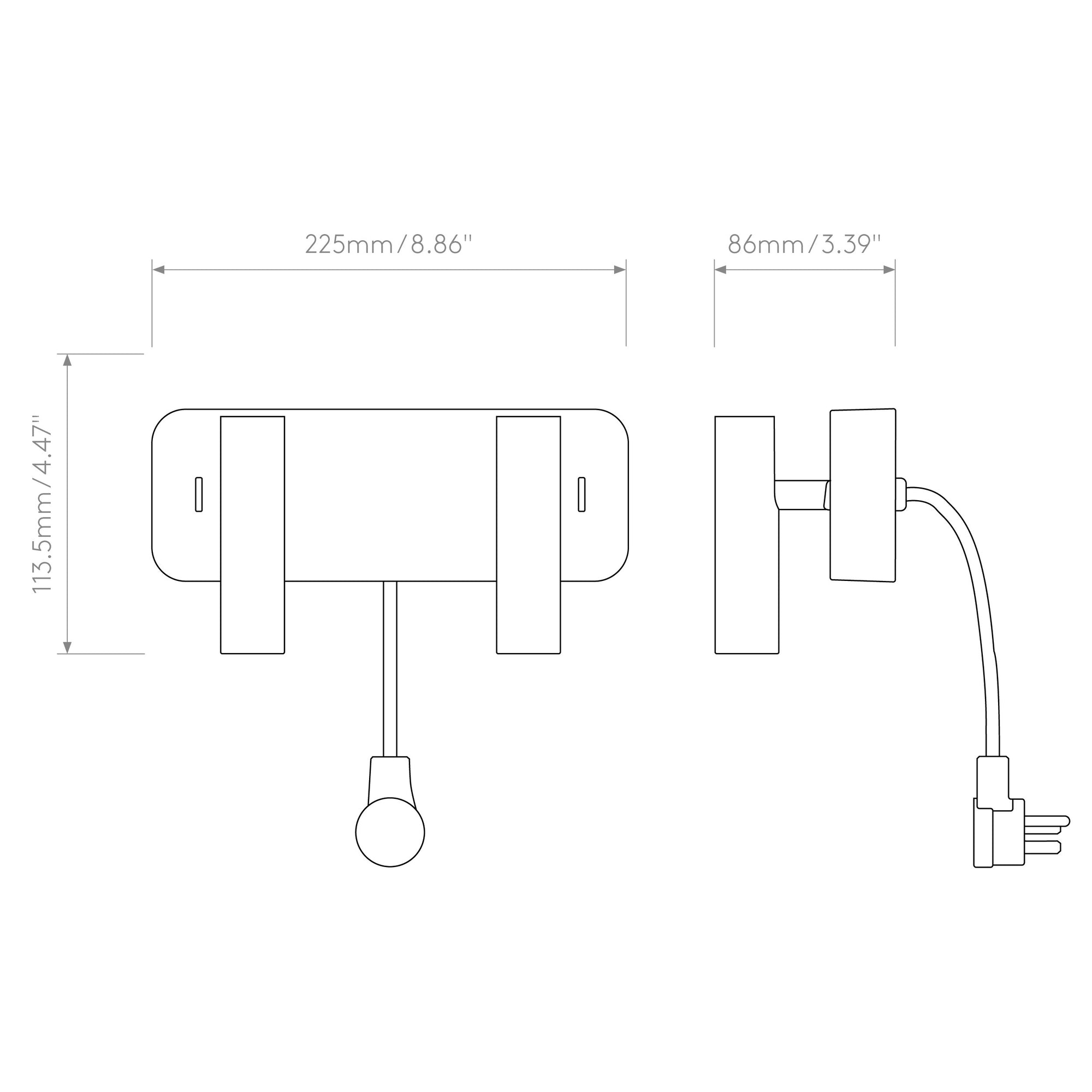 Enna Twin Wall Lamp