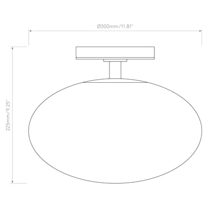 Zeppo Bathroom Ceiling Lamp