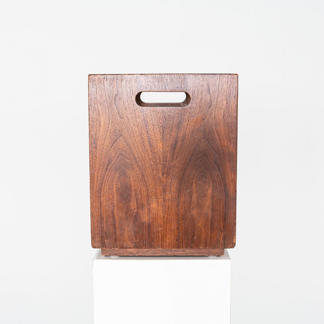 Walnut Wastebasket