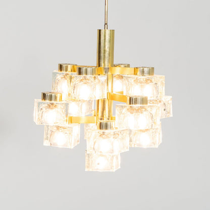 Large Ice Cube Chandelier