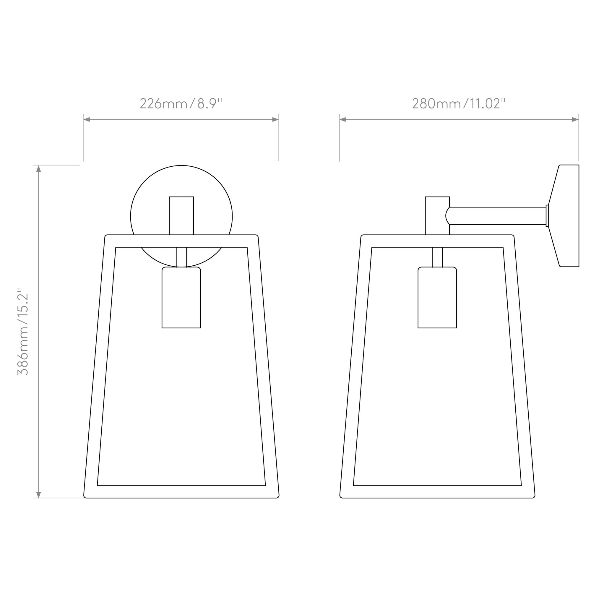 Calvi Wall Lamp — Outdoor