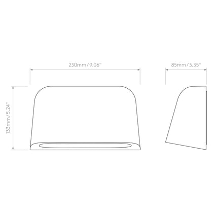 Mast Twin Wall Lamp — Outdoor