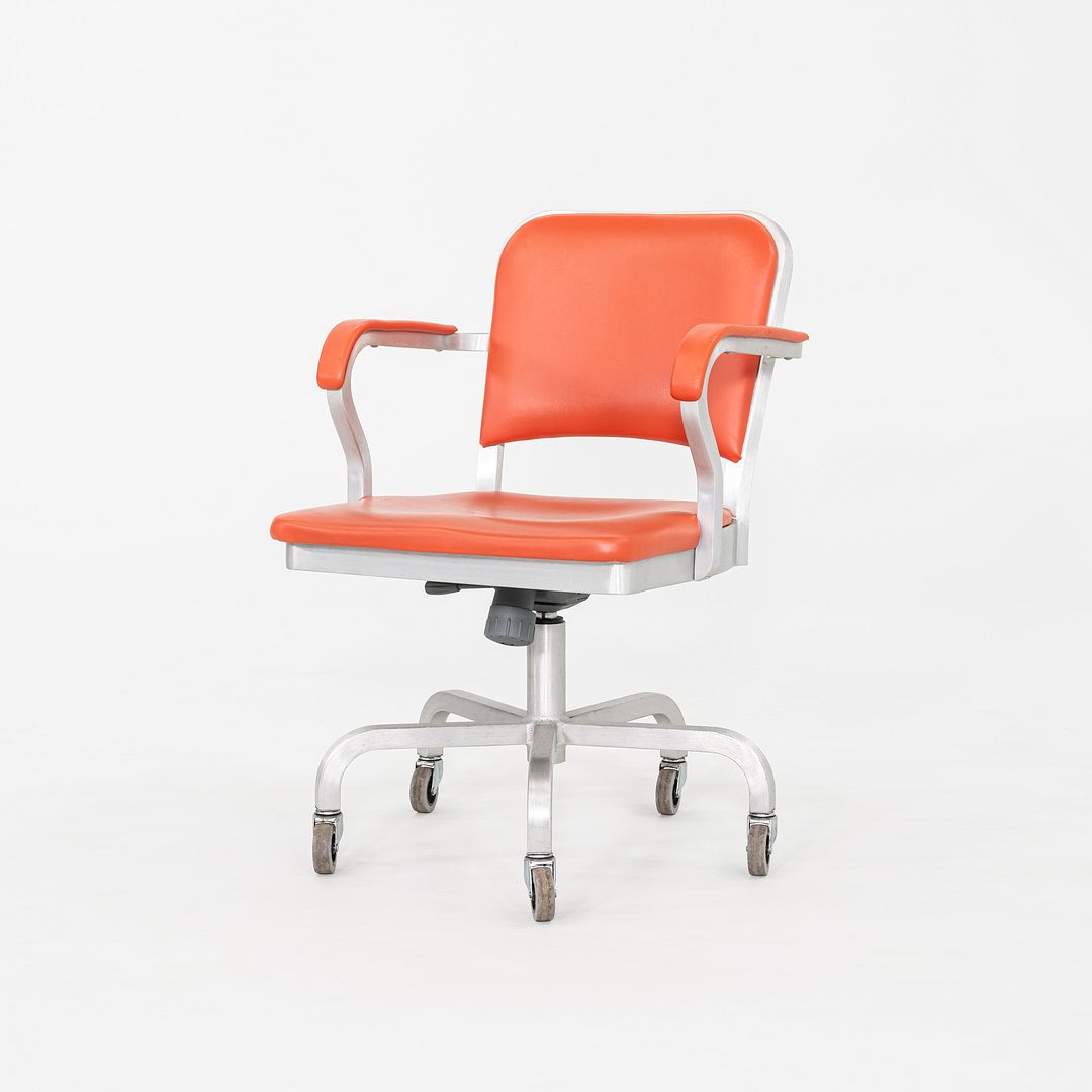 Navy Officer Swivel Armchair