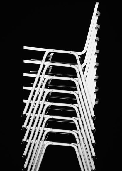 Anodized Stacking Chair