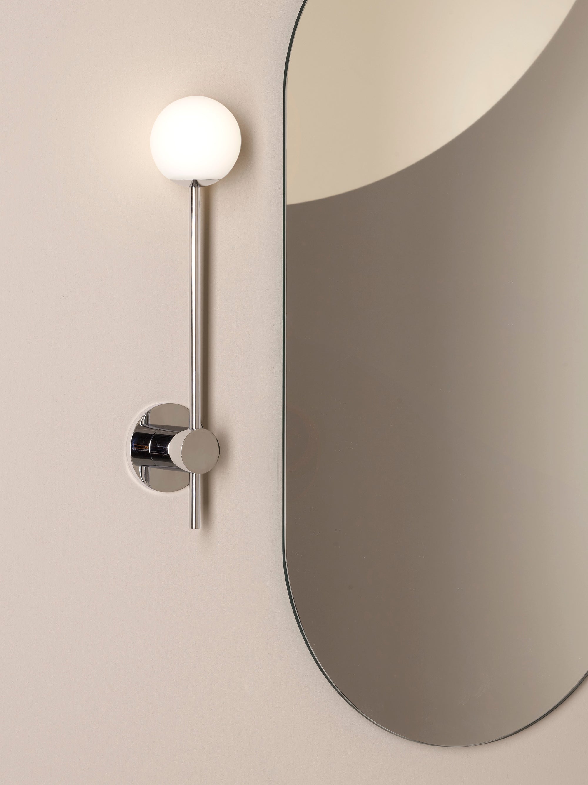 Orb Single Bathroom Wall Lamp
