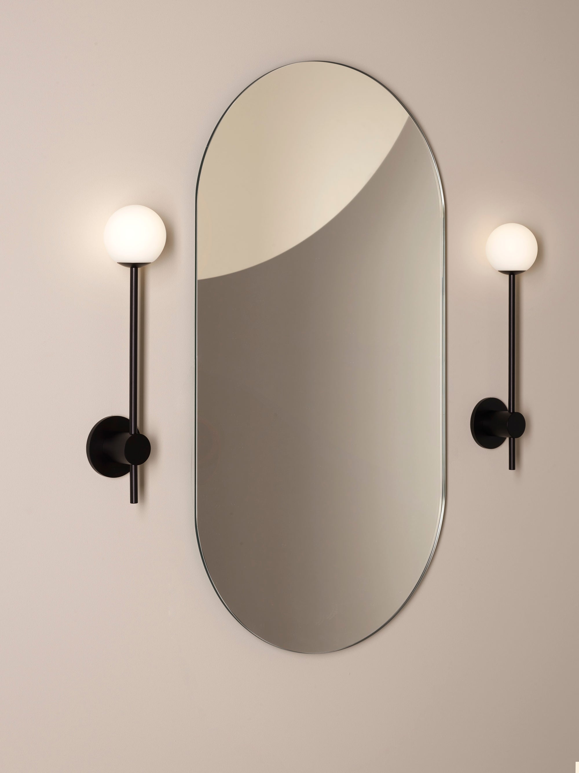Orb Single Bathroom Wall Lamp