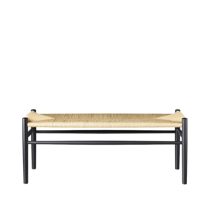 J83B Bench — Jet Black Painted Beech