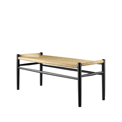 J83B Bench — Jet Black Painted Beech