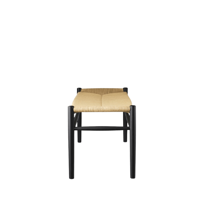 J83B Bench — Jet Black Painted Beech