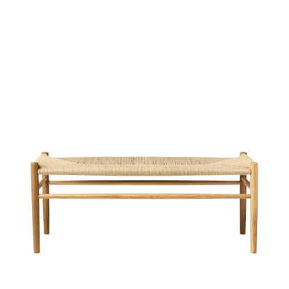 J83B Bench — Nature Lacquered Oak