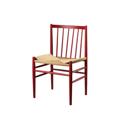 J80 Chair — Ruby Red Painted Beech