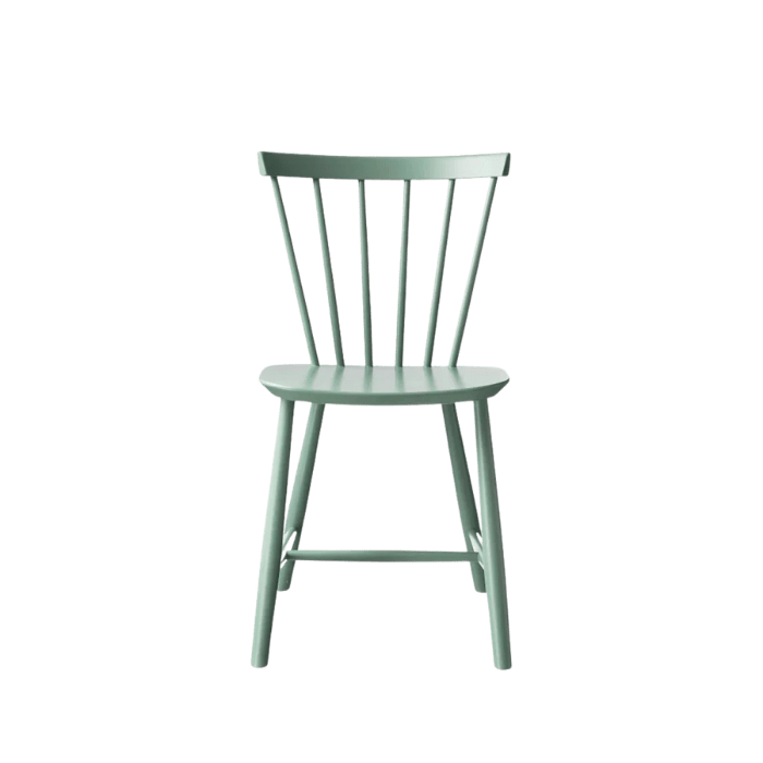 J46 Dining Chair — Dusty Green Painted Beech
