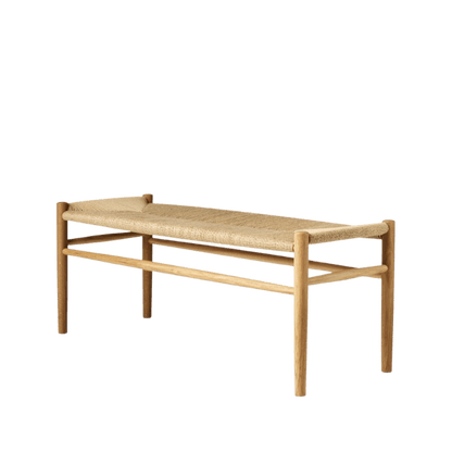 J83B Bench — Nature Lacquered Oak
