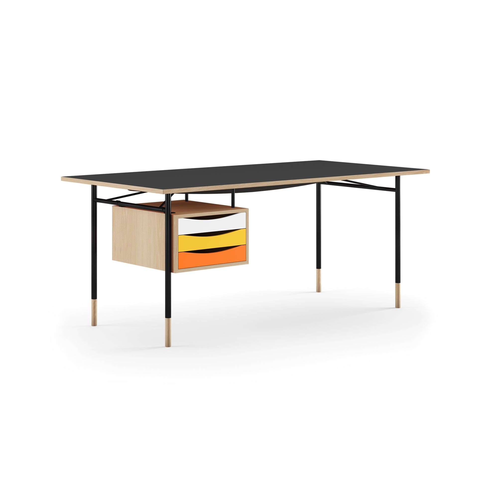 Nyhavn Desk with Tray Unit