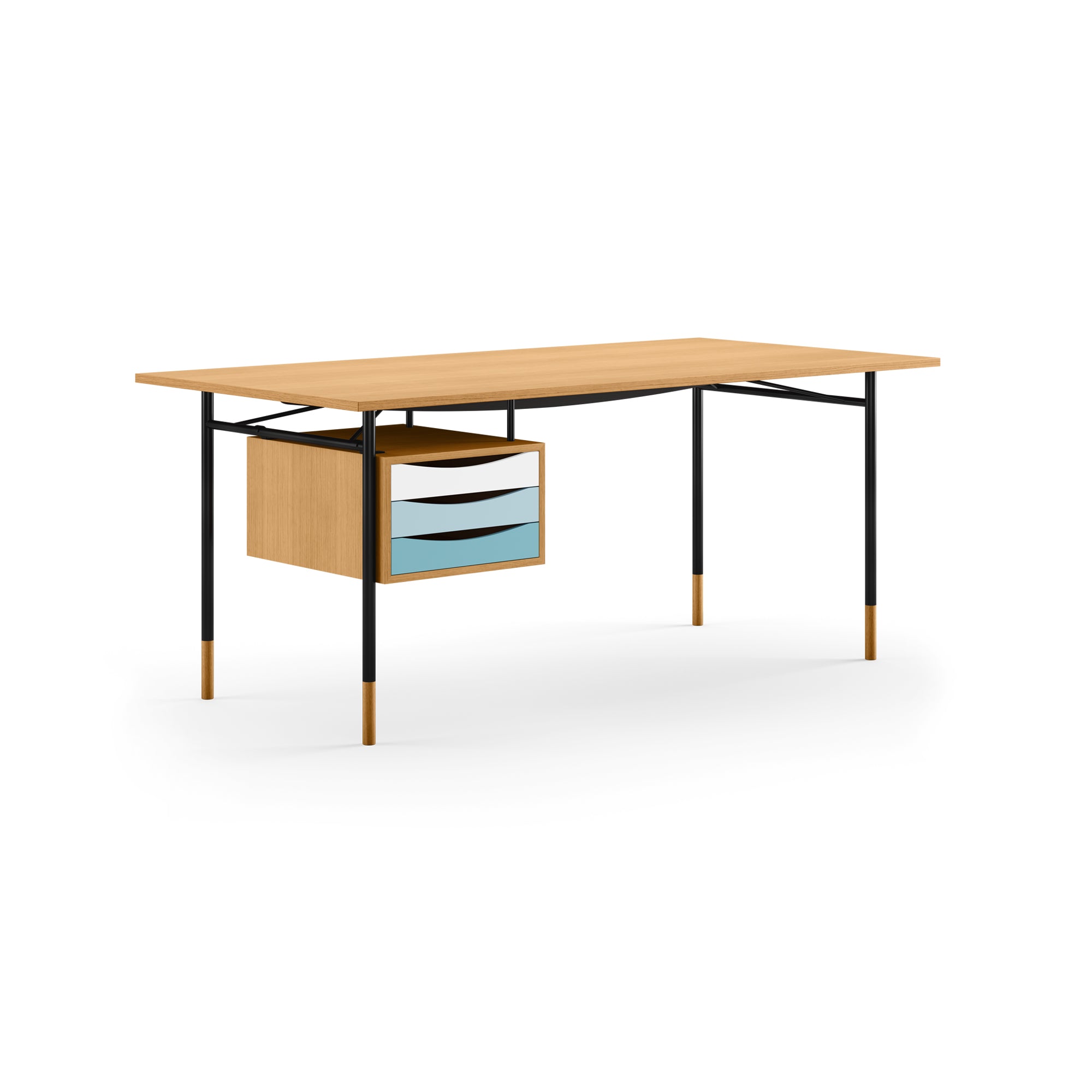 Nyhavn Desk with Tray Unit