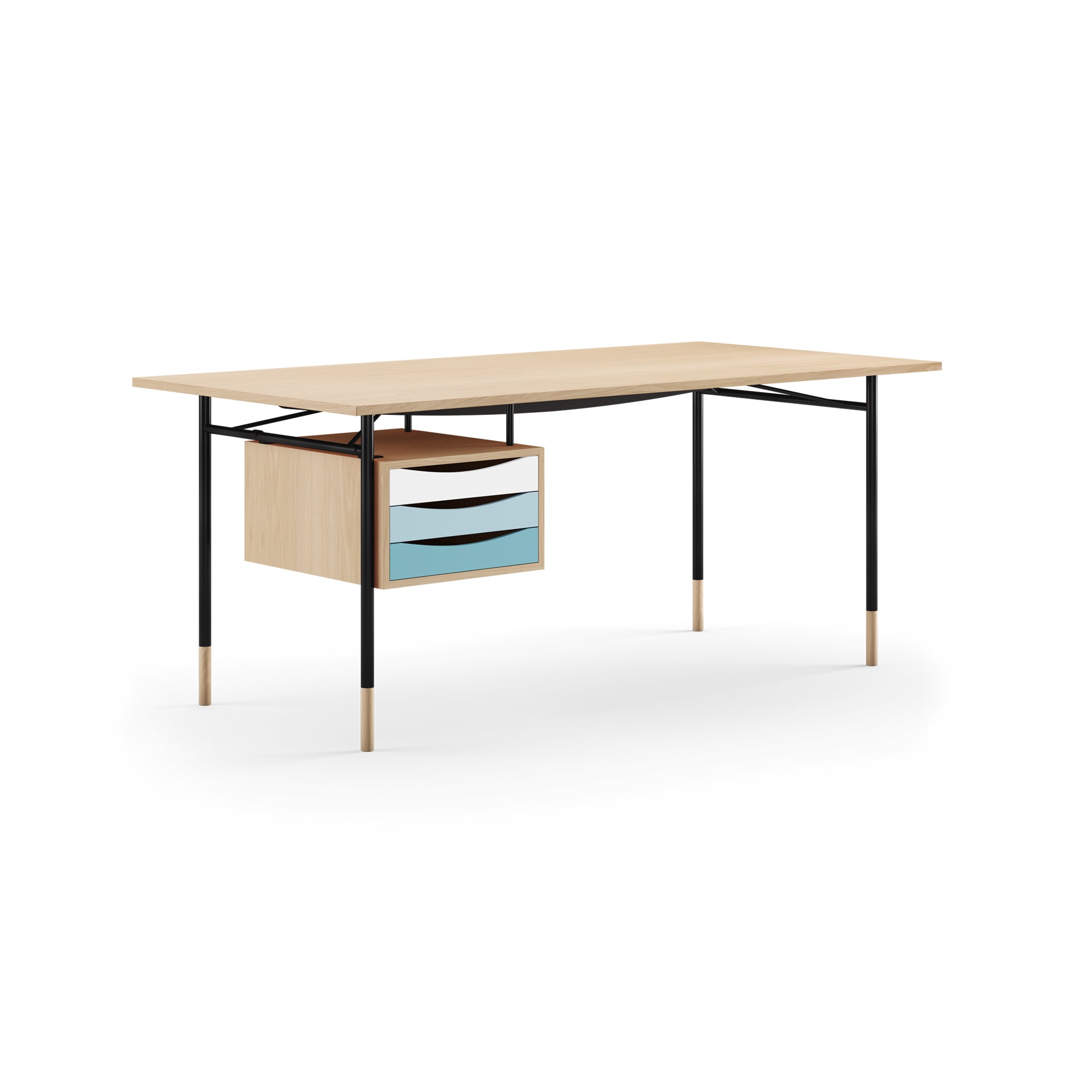 Nyhavn Desk with Tray Unit