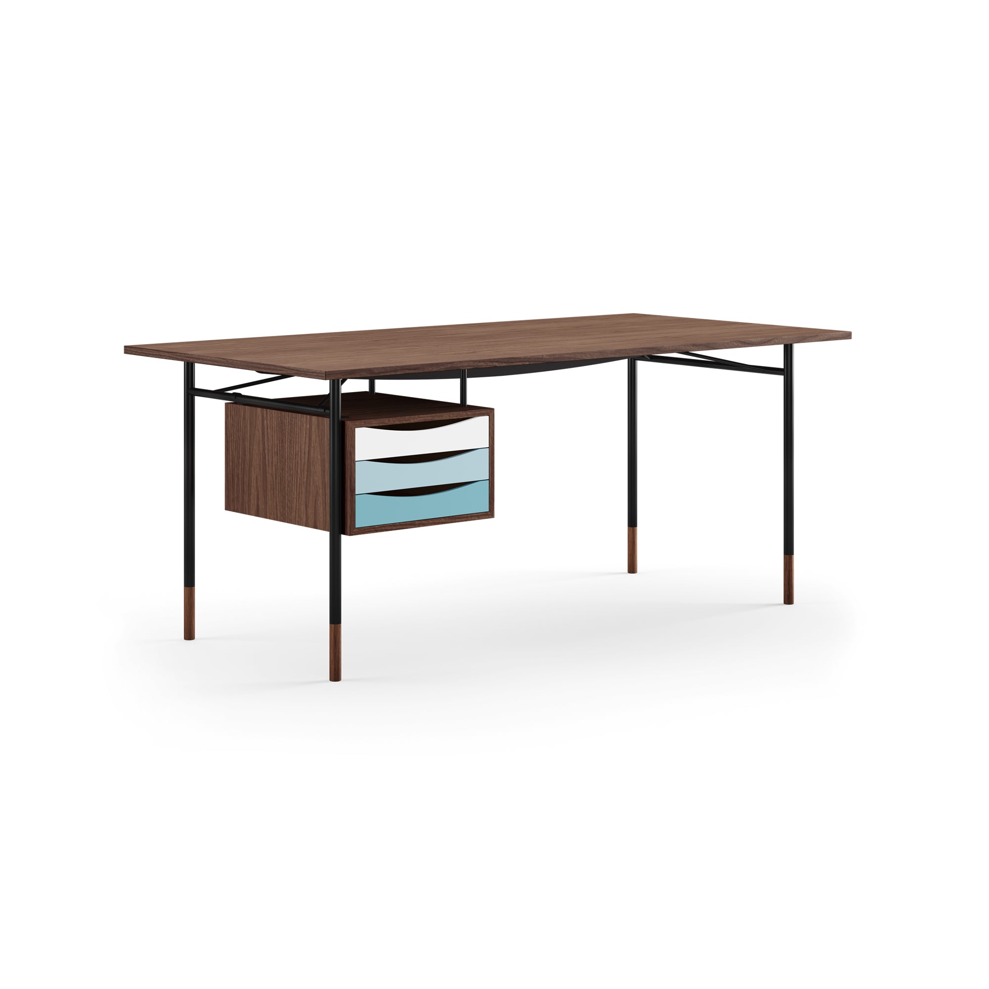 Nyhavn Desk with Tray Unit