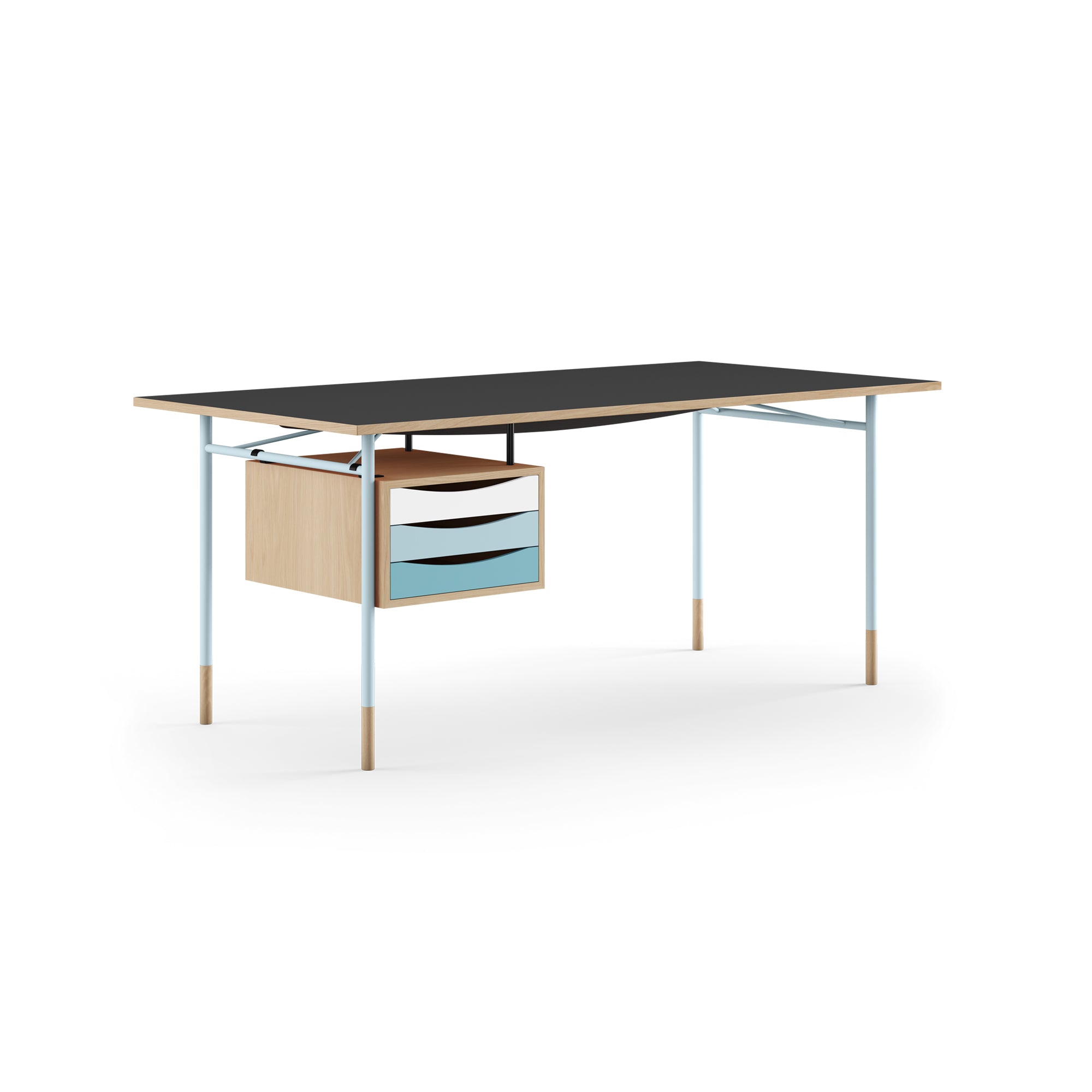 Nyhavn Desk with Tray Unit