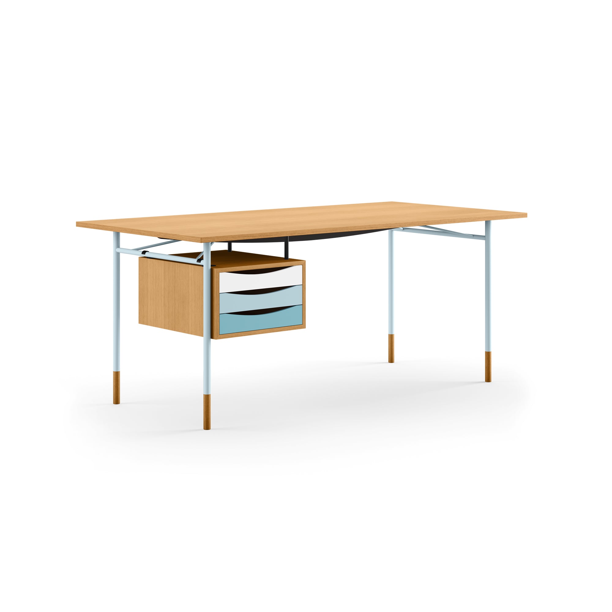 Nyhavn Desk with Tray Unit