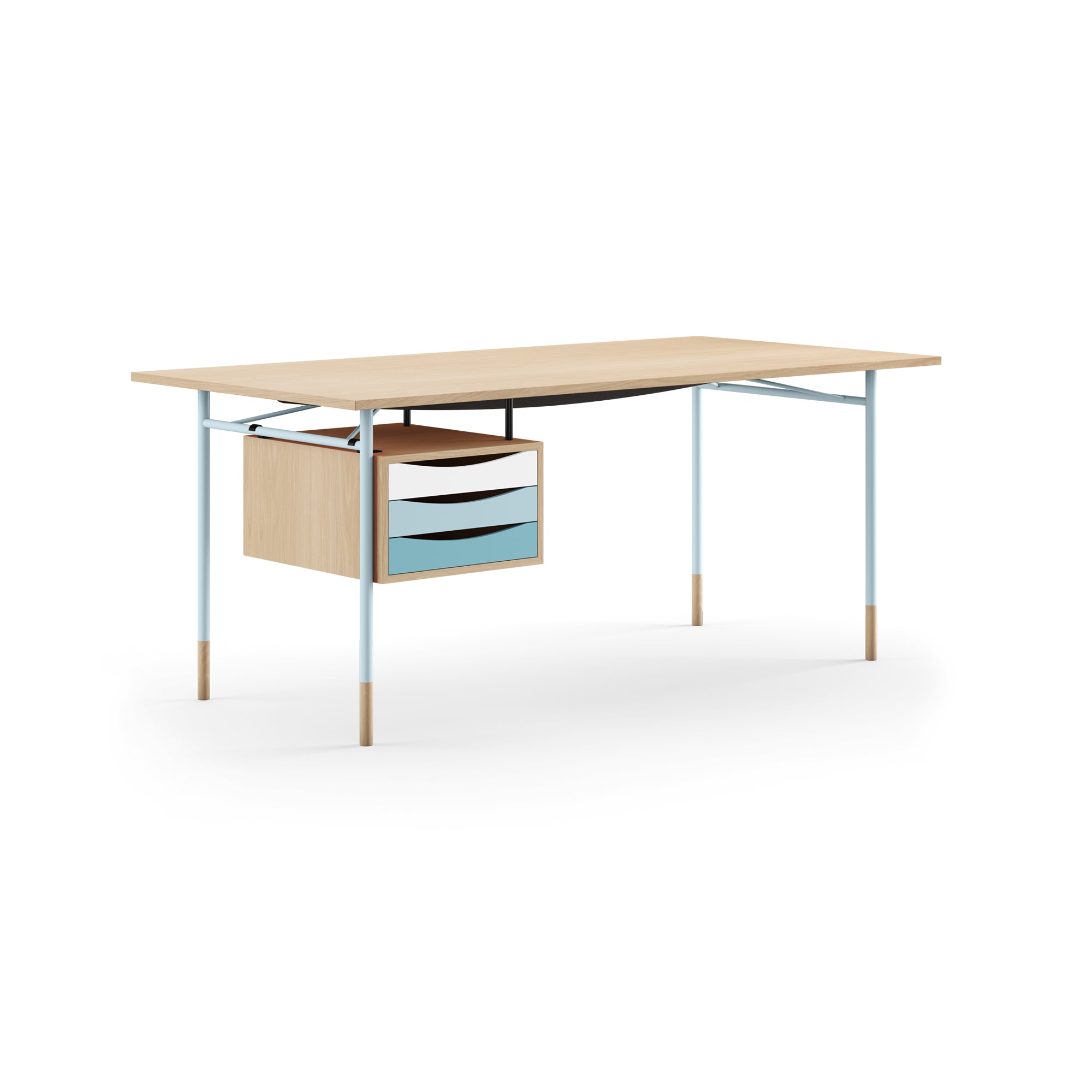 Nyhavn Desk with Tray Unit