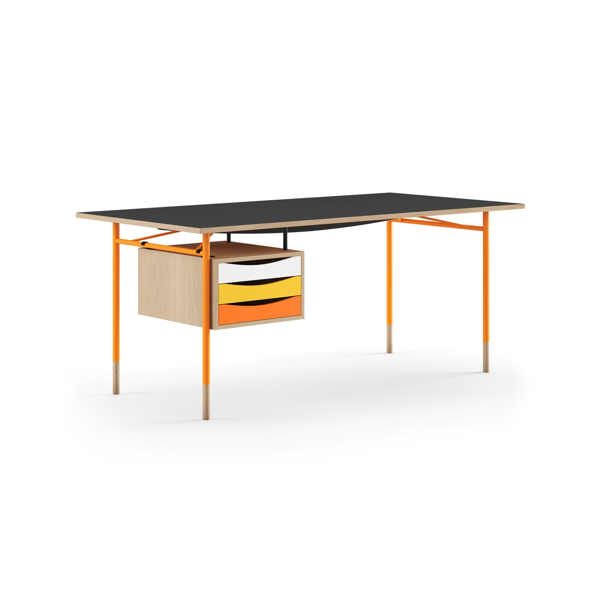 Nyhavn Desk with Tray Unit