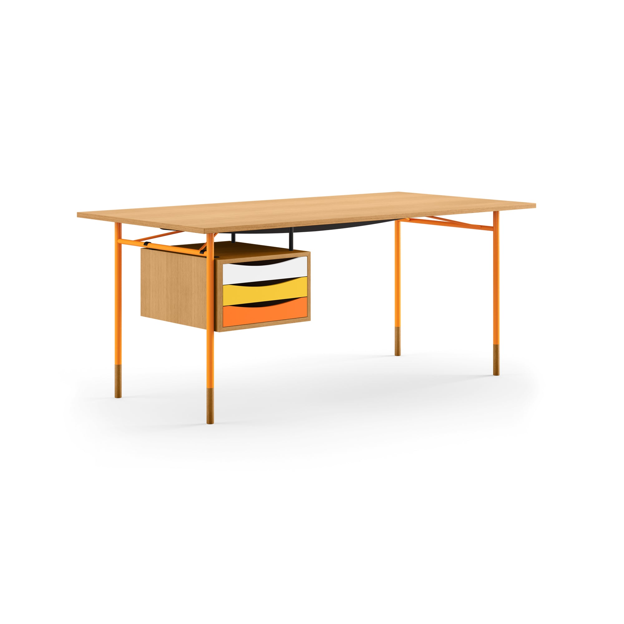 Nyhavn Desk with Tray Unit