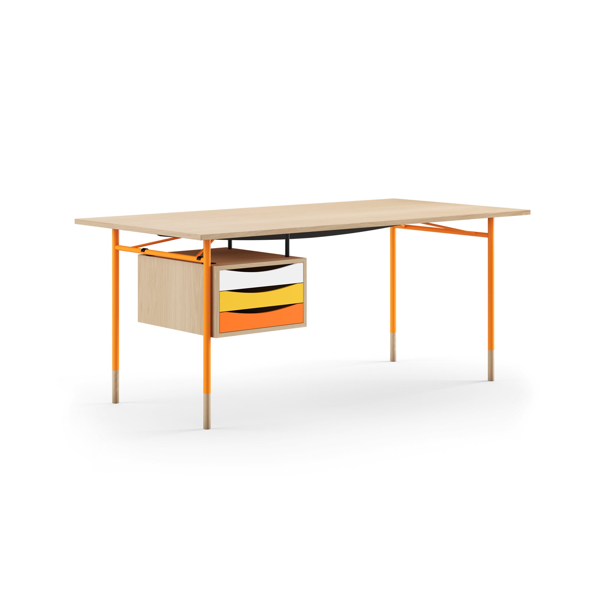 Nyhavn Desk with Tray Unit