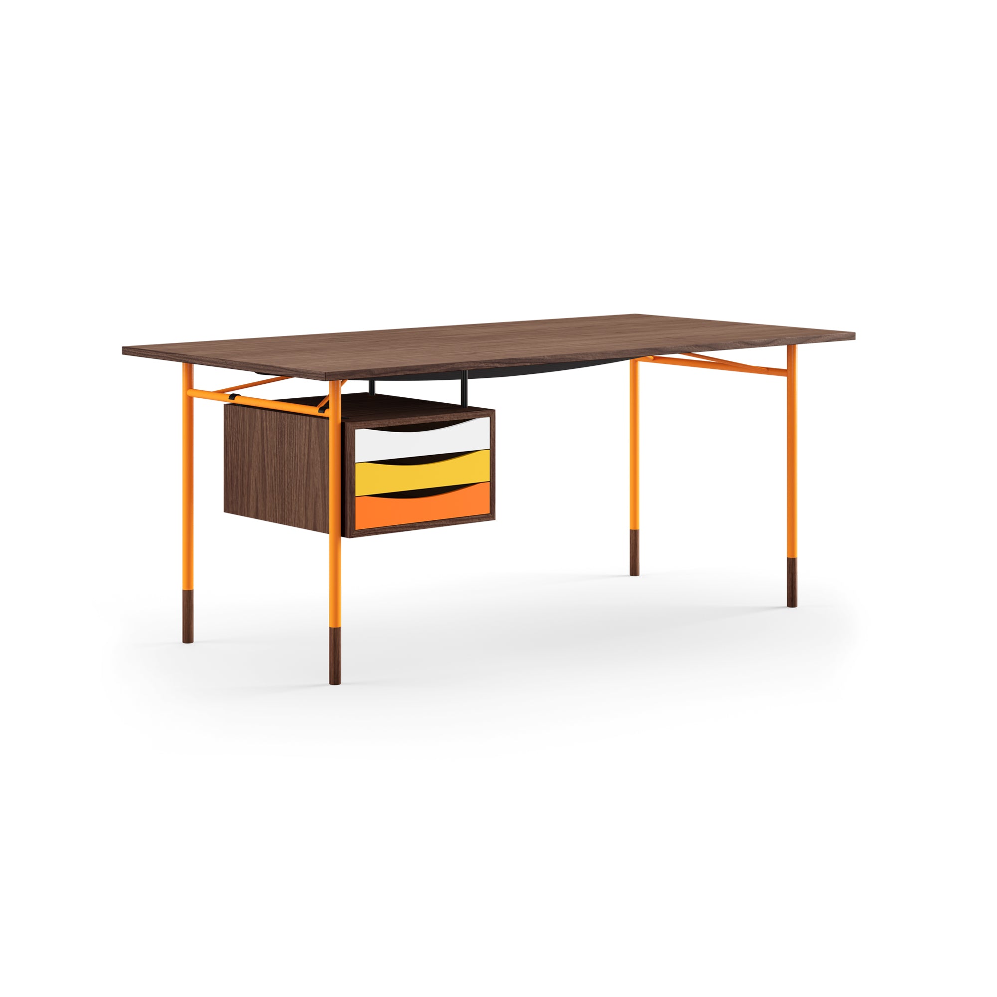 Nyhavn Desk with Tray Unit