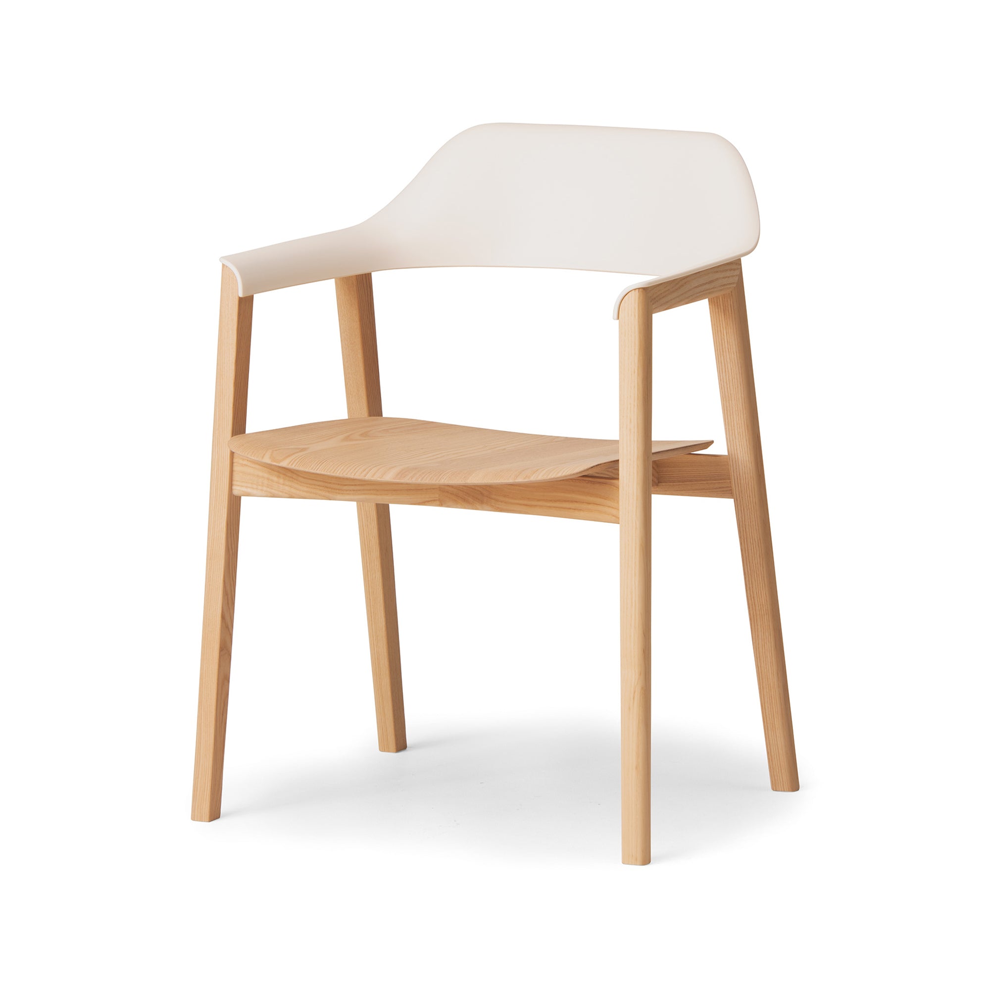 Ten Armchair ABS — Wood Seat