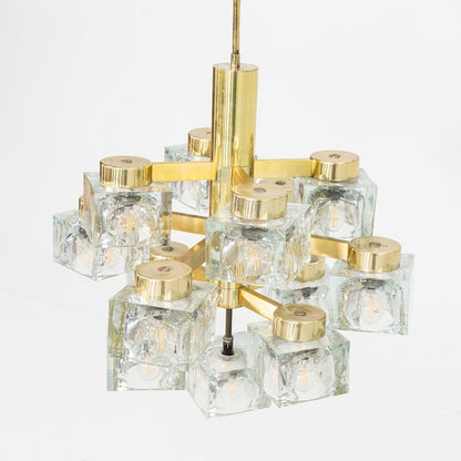 Large Ice Cube Chandelier