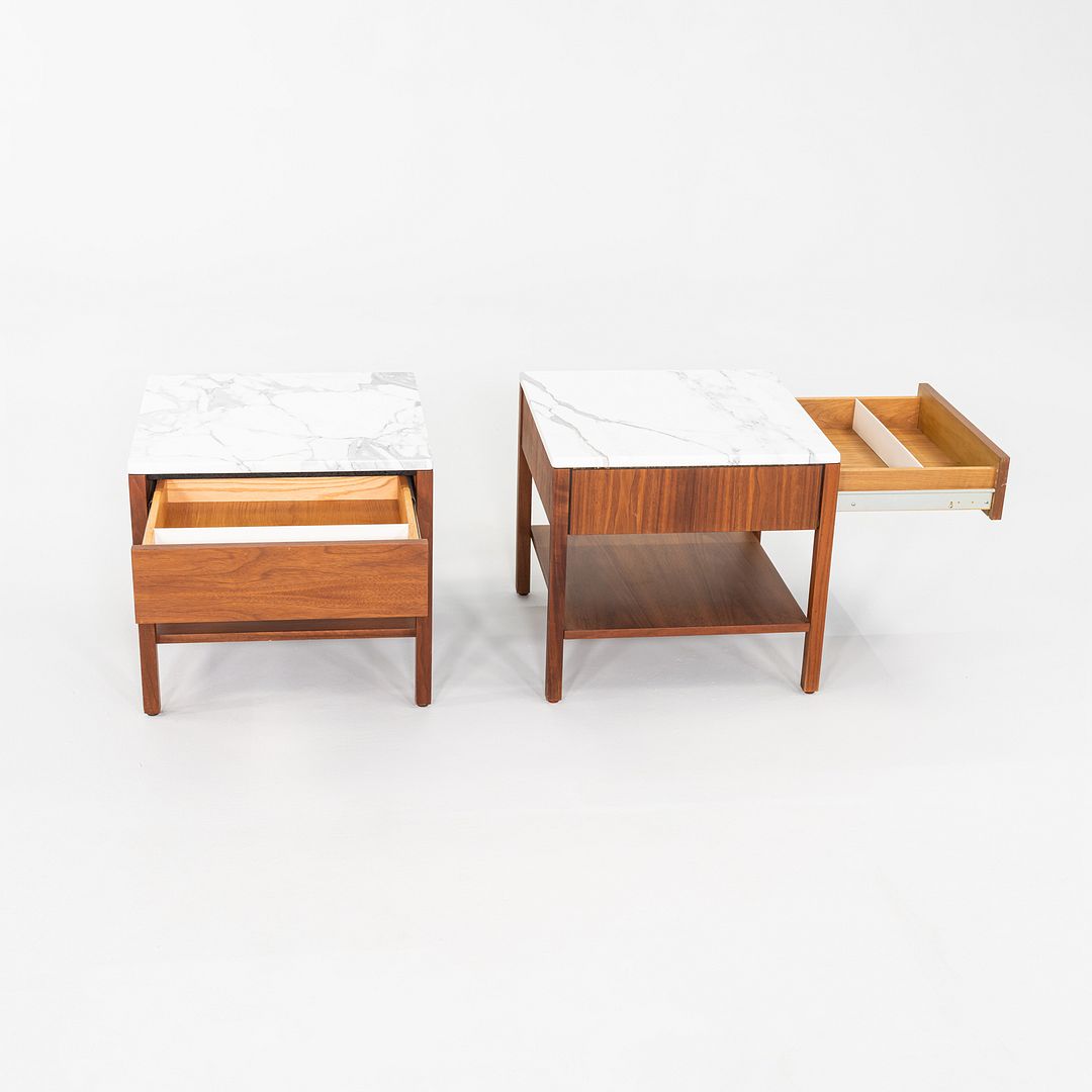 Walnut Bedside Table, Model 327 IS