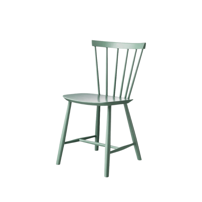 J46 Dining Chair — Dusty Green Painted Beech
