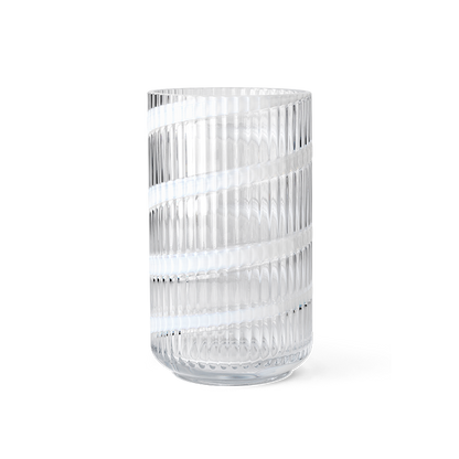 Lyngby Porcelaen Lyngby Vase — Swirl White