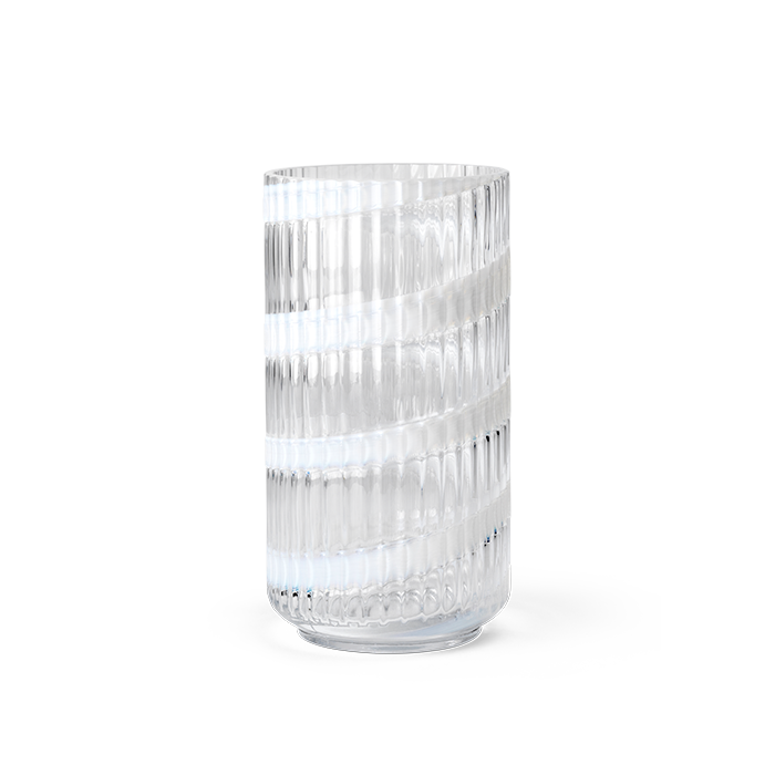 Lyngby Porcelaen Lyngby Vase — Swirl White